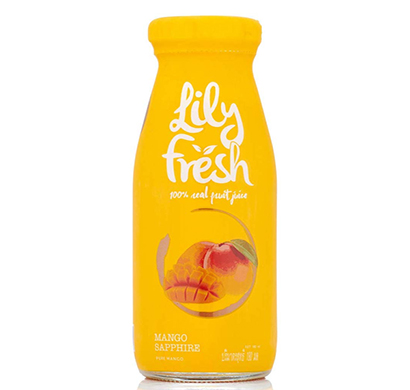 lily fresh - imported mango saphire juice - 180 ml